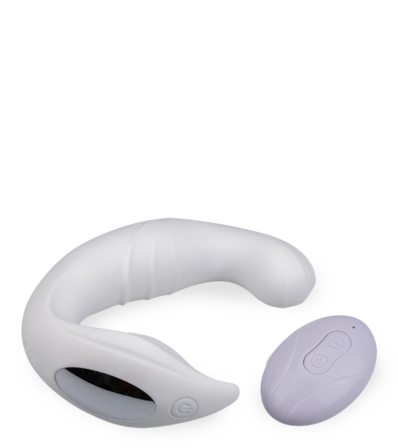 2-in-1-Paarvibrator für G-Punkt und Klitoris