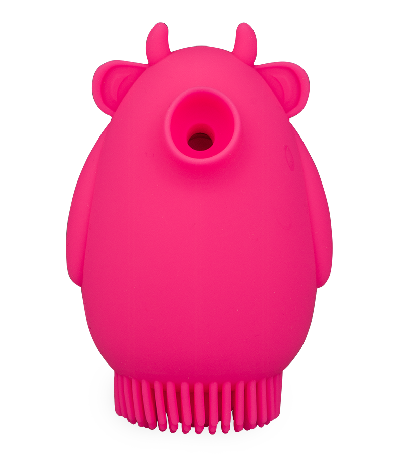 2-in-1-Stimulator mit Druckwellen und Vibration Crazy Cow