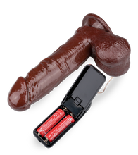 Load image into Gallery viewer, 20 cm langer Vibrator mit Saugfuß
