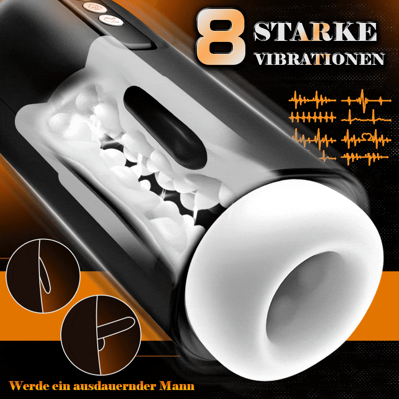 Sophia – 8 Vibrationsmodi 8 Saugmodi 3D Realistische Hülse Automatischer Männlicher Masturbator