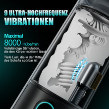 Load image into Gallery viewer, Bliss - 9 Saugmodi &amp; Kraftvolle Vibration 2,8x Breite Hülle Elektrischer Masturbator für Männer