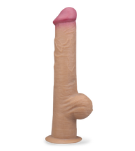 Load image into Gallery viewer, 33 cm langer Saugnapf-Dildo aus Silikon mit Griff