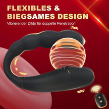 Load image into Gallery viewer, Doppeldildos Dildo Anal Vibrator Klitorisstimulator G-punkt Vagina Klitoris Anal Massage Drahtlose Steuerung Dildo Doppel Headed Vibratoren U-förmigen Sex spielzeug für für Frauen Lesben, Paar