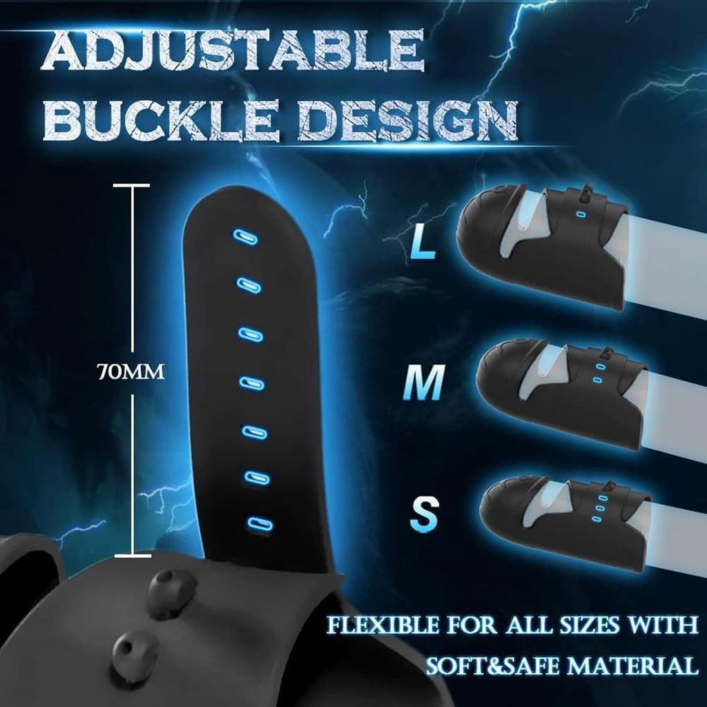 Silicone Electric Trainer Vibrator Adjustable Size with 10 Vibration Modes Male Glans Training Stimulator Masturbation Cup Adult Sex Toy for Men Couples