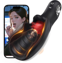 Load image into Gallery viewer, Sex Spielzeug für die Männer Masturbator, Zungenlecken Flattern Masturbatoren Vibrator, Upgraded Flügeldesign Vibratorensets Masturbieren für Männer Paare Sex Toys mit 10x10 Modi &amp; APP Reif Glanvoo