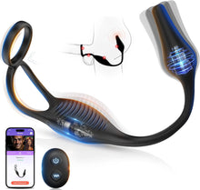 Load image into Gallery viewer, Sex Spielzeug für die Paare 7 Vibrationsmodi Cockring Massagegerät Sex Toy
