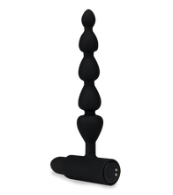Load image into Gallery viewer, Analkette mit Vibration und 5 Kugeln Bead