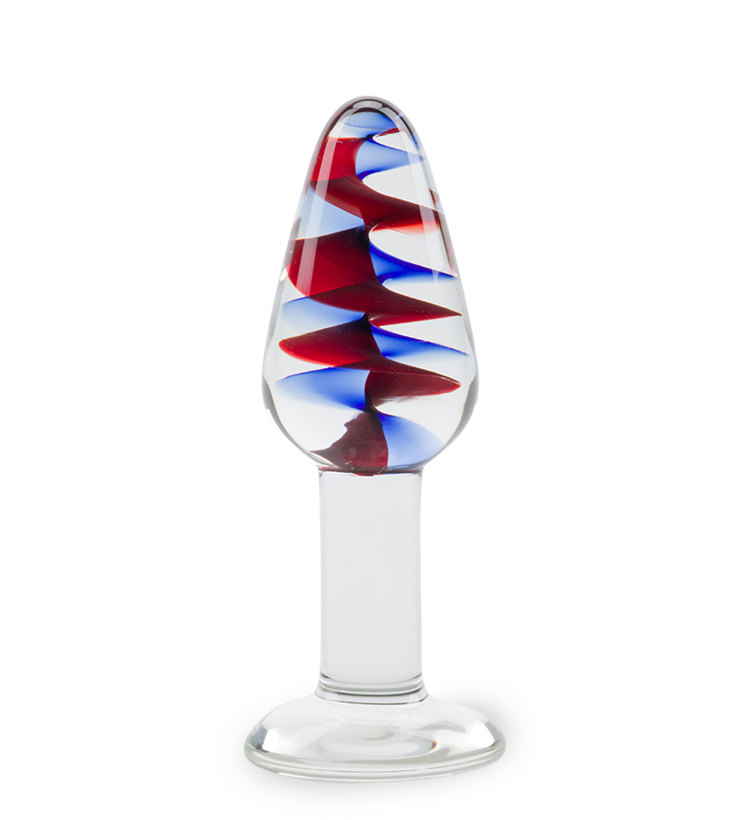 Analplug aus Glas Carousel