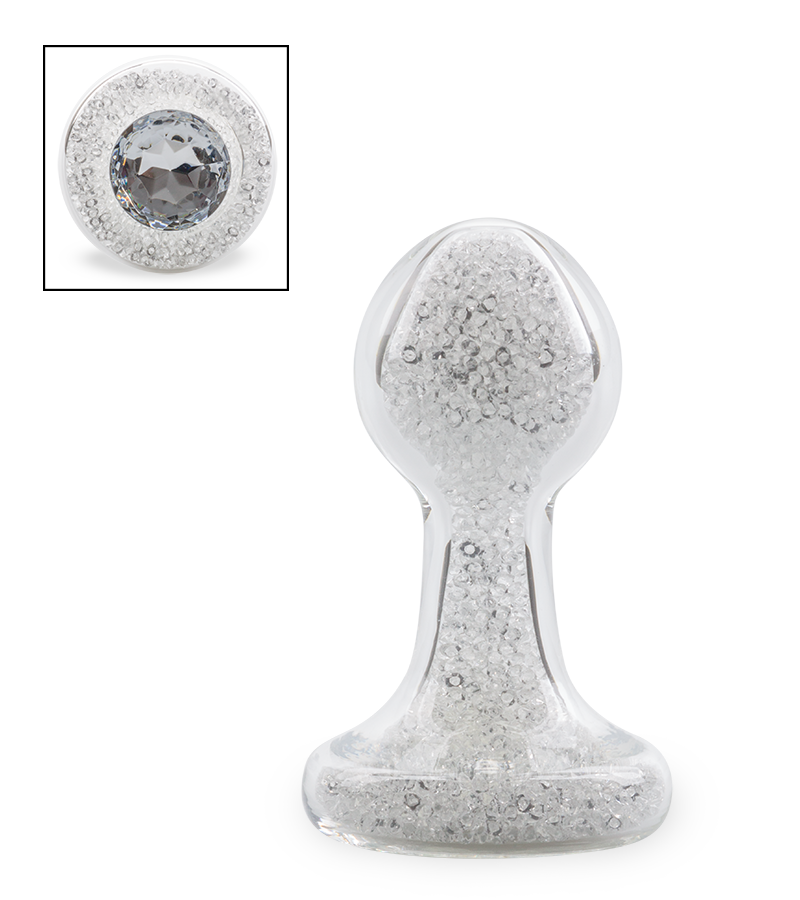 Analplug aus Glas Diamond