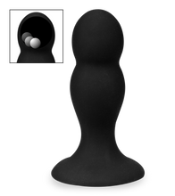 Load image into Gallery viewer, Analplug mit Saugfuß und 2 Kugeln Mally