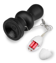 Load image into Gallery viewer, Analplug mit Saugnapf und Vibration Harlem