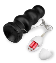 Load image into Gallery viewer, Analplug mit Saugnapf und Vibration Tumultuous