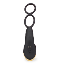 Load image into Gallery viewer, Analplug mit Stoßfunktion, Vibration und Cockringen Luck