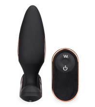 Load image into Gallery viewer, Analplug mit Vibration und Estim und Cockring Fever
