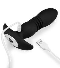 Load image into Gallery viewer, Analplug mit Vibration und Stoßfunktion Marcelo