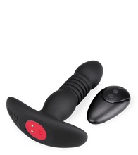 Load image into Gallery viewer, Analplug mit Vibration und Stoßfunktion Mercury