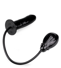 Load image into Gallery viewer, Aufblasbarer Dildo-Vibrator mit automatischer Pumpe