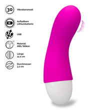 Load image into Gallery viewer, Aufladbarer Mini-Klitorisvibrator, 30 Modi