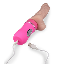 Load image into Gallery viewer, Automatischer Dildo-Vibrator mit Stoßfunktion
