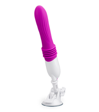 Load image into Gallery viewer, Automatischer Stoßdildo mit Vibration und Saugfuß