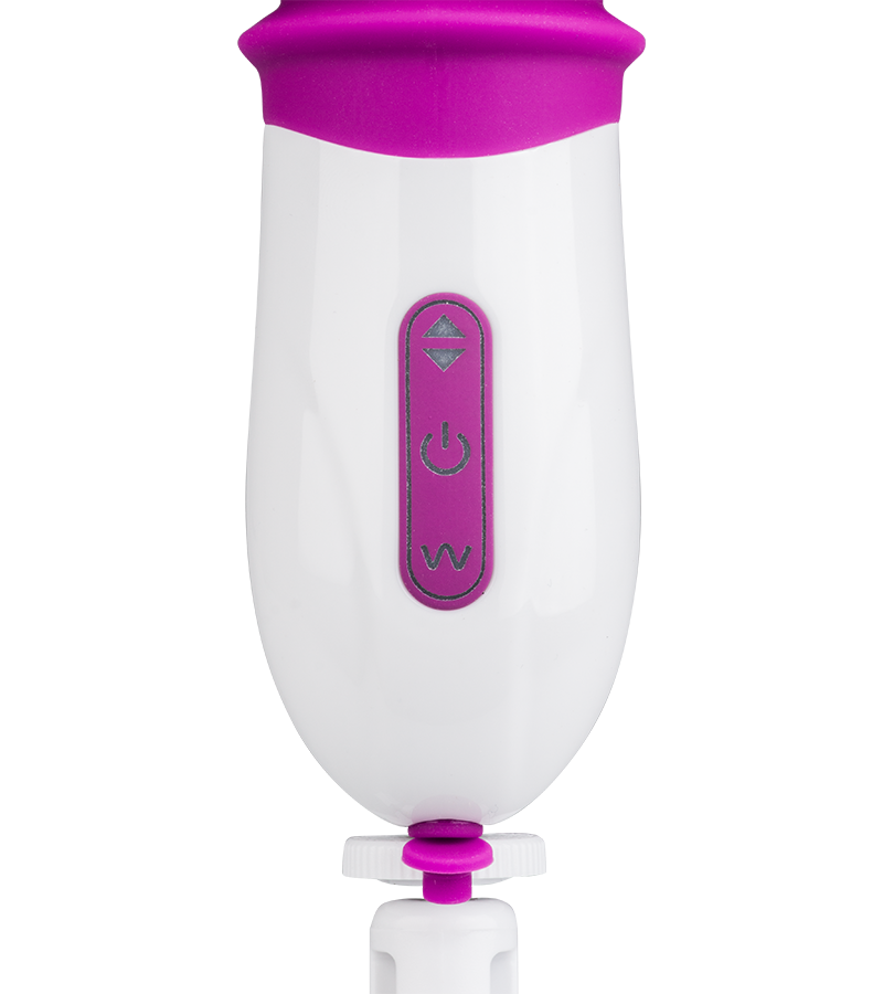 Automatischer Stoßdildo mit Vibration und Saugfuß