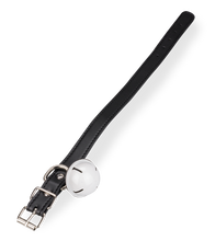 Load image into Gallery viewer, BDSM-Halsband aus Kunstleder mit großer Glocke