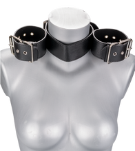 Load image into Gallery viewer, BDSM-Halsband mit Fesseln
