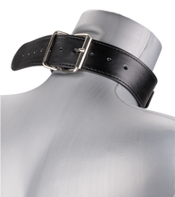 Load image into Gallery viewer, BDSM-Halsband mit O-Ring und Kette