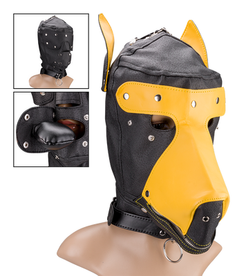 BDSM-Hundemaske Dobermann für Puppy Play