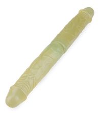 Load image into Gallery viewer, Biegsamer Doppeldildo Crystal 36 cm