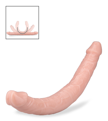 Biegsamer Double Dong 38 cm