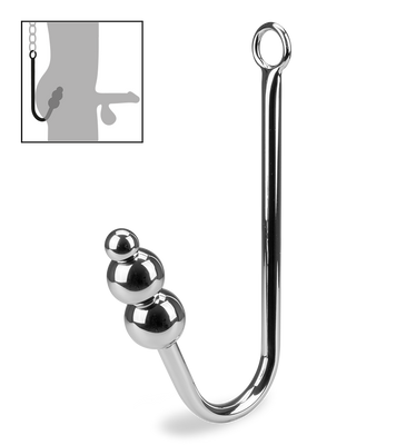 Bondagehaken mit Perlen Rattlesnake