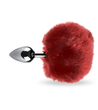 Load image into Gallery viewer, Bunny Tail Rosebud-Analplug