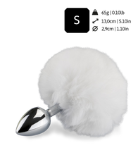 Load image into Gallery viewer, Bunny Tail Rosebud-Analplug