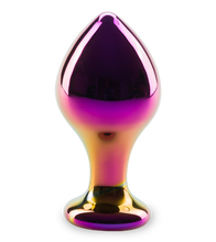 Load image into Gallery viewer, Buttplug aus Glas Chrome