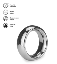 Load image into Gallery viewer, Cockring aus rostfreiem Stahl Precious