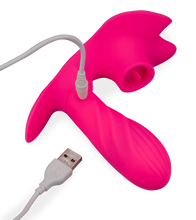 Load image into Gallery viewer, Cunnilingus-Sextoy mit Heizdildo