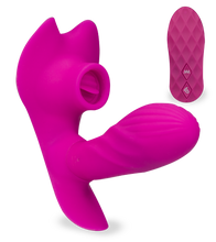 Load image into Gallery viewer, Cunnilingus-Sextoy mit Heizdildo