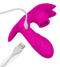 Load image into Gallery viewer, Cunnilingus-Sextoy mit Heizdildo
