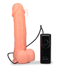 Load image into Gallery viewer, Dicker Dildo-Vibrator mit Rotation und Saugnapf