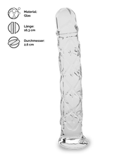Load image into Gallery viewer, Dildo aus Glas Icey