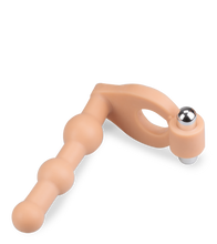 Load image into Gallery viewer, Dildo mit Kugelschaft und Penisring