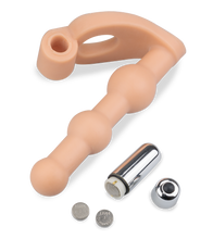 Load image into Gallery viewer, Dildo mit Kugelschaft und Penisring