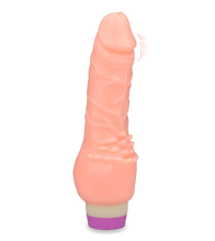 Load image into Gallery viewer, Dildo-Vibrator mit breiter genoppter Basis