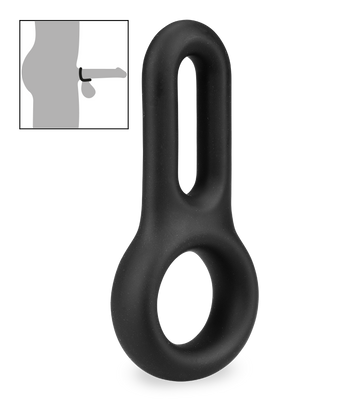 Doppel-Cockring aus medizinischem Silikon Vaster