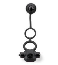 Load image into Gallery viewer, Doppel-Cockring mit Vibration und Analkugel