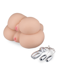 Load image into Gallery viewer, Doppel-Po mit Vagina und Anus