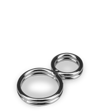 Load image into Gallery viewer, Doppelter Edelstahl-Penisring Eight