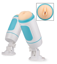 Load image into Gallery viewer, Double-Hole-Masturbator mit Saugfuß Sometimes