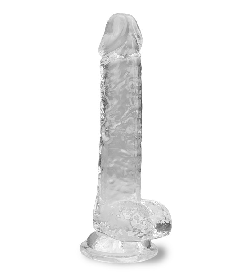 Durchsichtiger Saugnapf-Dildo Casper